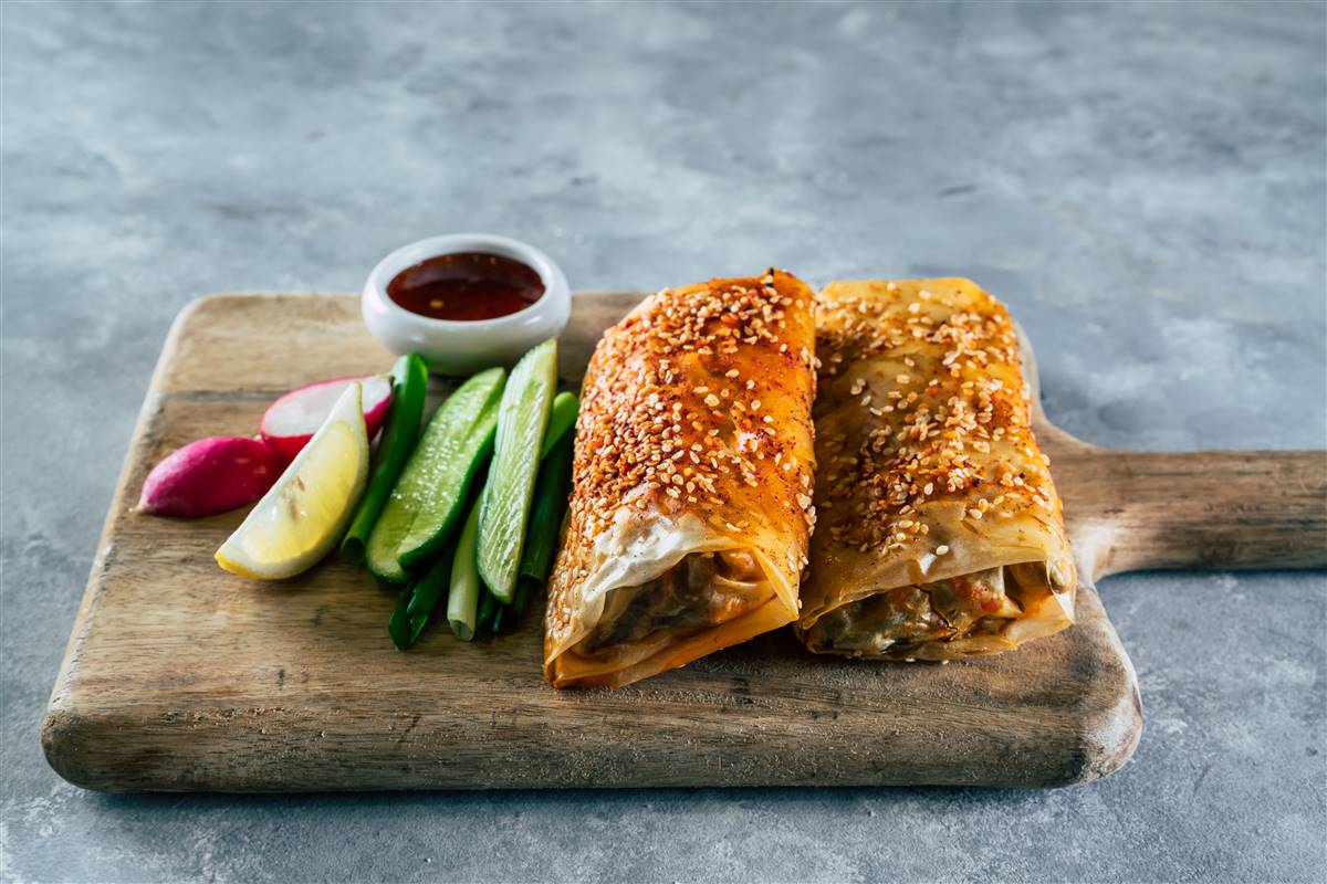 Filo Dough with Vegetable Filling