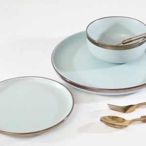 18-piece ceramic dining system